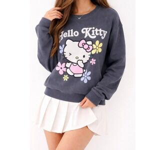 Hello Kitty by Sanrio Floral Graphic Sweatshirt